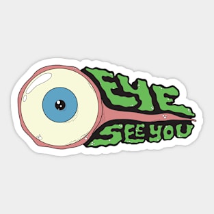 Eye See You - Doodle Art Design Sticker